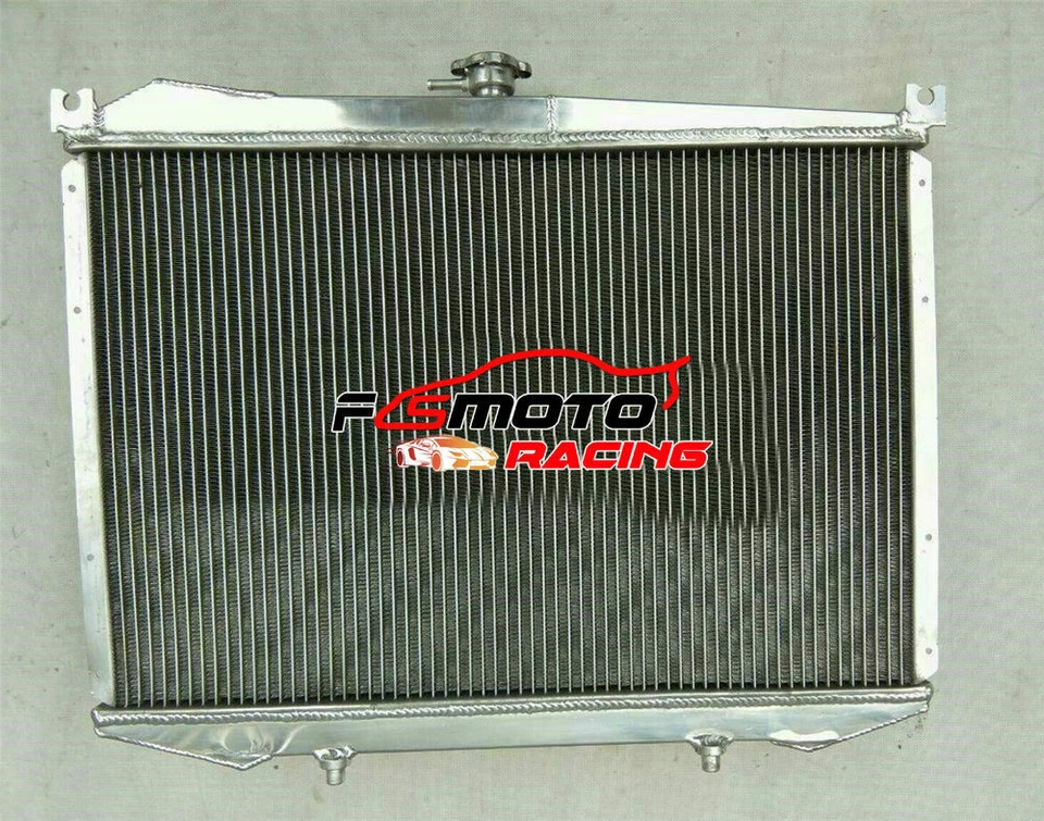 Radiador de aluminio para camioneta Nissan D21 Pathfinder 1986-2004 L4 V6 2,4 L 3,0 L AT Foto 4 de 4