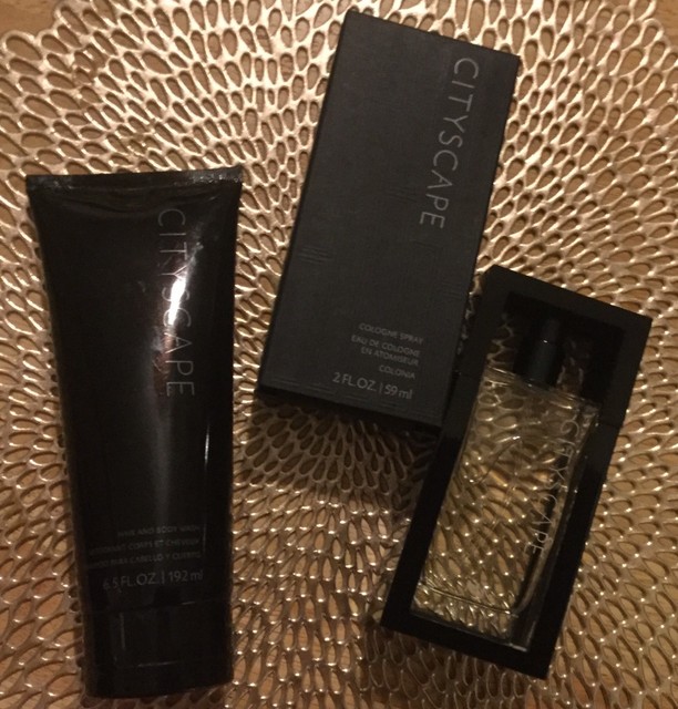 Mary Kay Men's Cityscape Cologne Spray 2.0 oz & Hair and Body Wash 6.5 oz