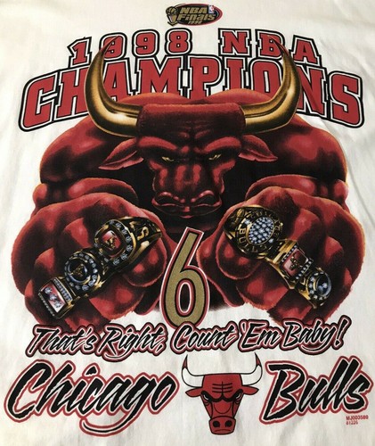 Chicago Bulls Vtg 1998 NBA FINALS 