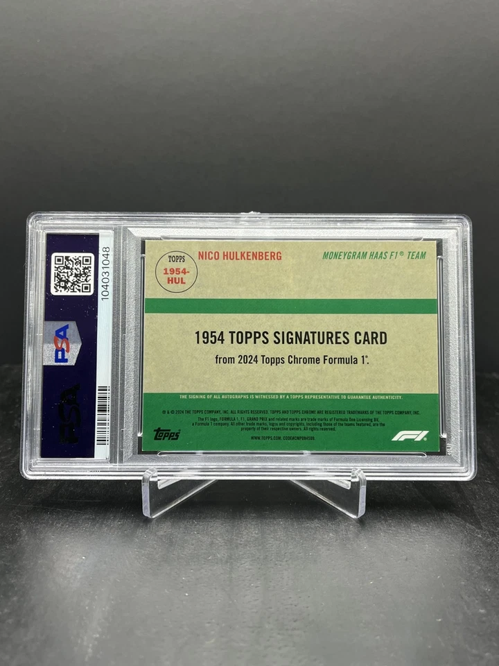 2024 Topps Chrome F1 Nico Hulkenberg 1954 Auto Superfractor 1/1 PSA 8.5 1954-HUL - Image 2 of 2