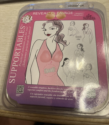 Supportables Reveal Cleavag Adhesive Bra, US C Cup