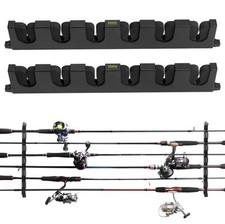 New, WV5 Horizontal Fishing Rod Holders for Garage Wall Mounted Fishing Rod Rack