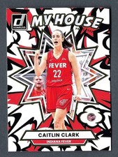2025 WNBA PANNI DONRUSS * MY HOUSE - PRESS PROOF * CAITLIN CLARK #4 FEVER IOWA