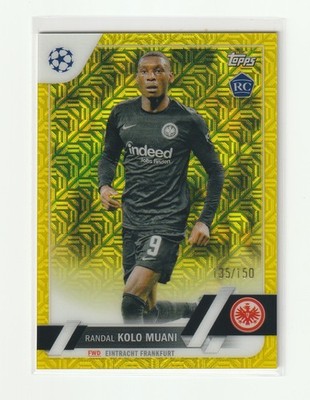 2022-23 TOPPS JAPAN UEFA ROOKIE YELLOW MOJO 135/150 RANDAL KOLO MUANI FRANKFURT