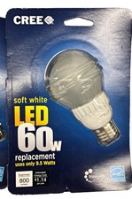 Cree Led A19 Soft White 2700k 60w Replacement 9.5w 800lm Dimmable