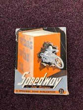 Speedway book Who's Who in Speedway Tom Morgan 1949
