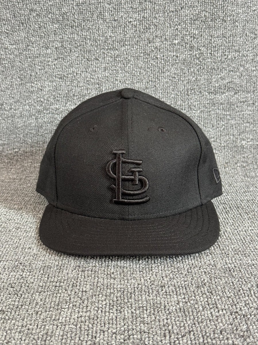 New Era Cardinals 59FIFTY Fitted Hat Black 7 1 2 MLB Cap