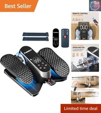 Under Desk Elliptical Machine, Electric Leg Exerciser for Seniors with 12 Adj...