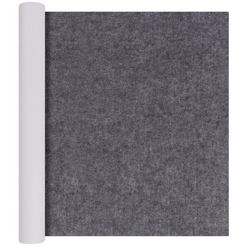 2 Metre X 1 Metre Wide Roll Of Grey STICKY BACK SELF ADHESIVE FELT / BAIZE - Picture 12 of 12