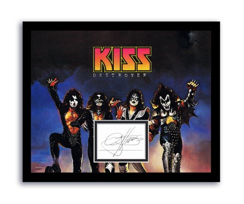 KISS Gene Simmons Autographed Signed 11x14 Framed Photo Destroyer ACOA