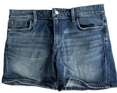 Joe's Jeans Shorts Womens 29 Blue Denim Clean Hem Cassandra Stretch