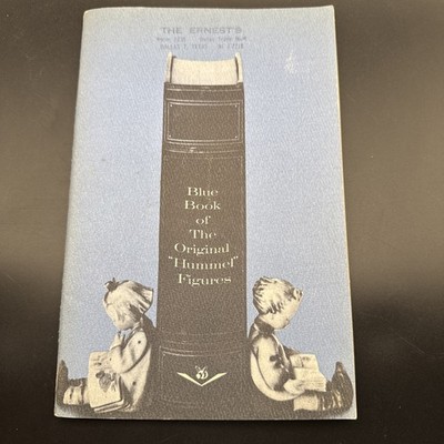 Vintage  Blue Book Of The Original Hummel Figures  Booklet, 3rd Edition, 1955