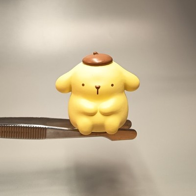 Sanrio POMPOMPURIN SITTING & WAITING 1.5'' Mini Figure Toy 2022 Bandai Japan Cute