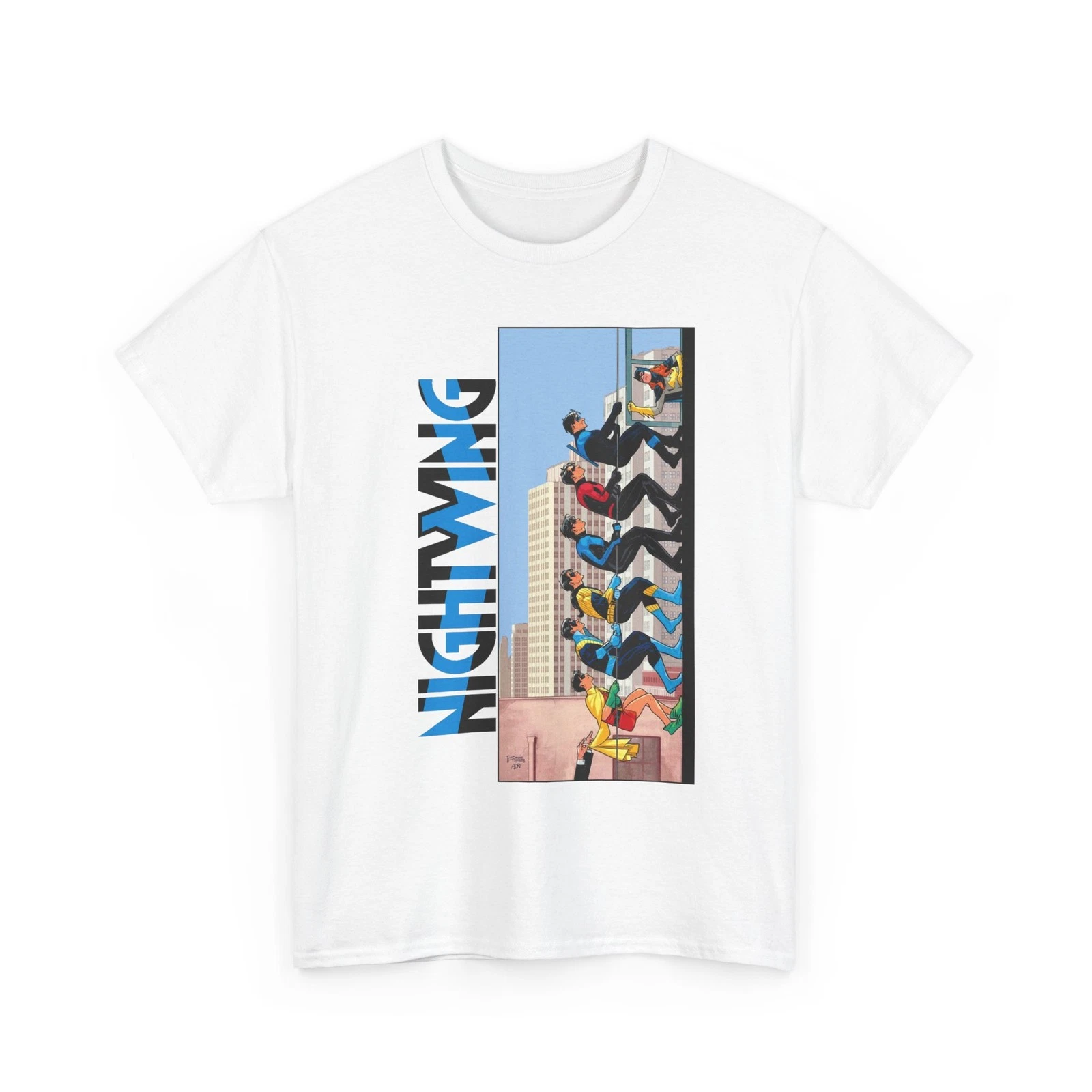 Nightwing T-Shirt - Bruno Redondo Art - Dick Grayson - Titans Leader - DC Comics