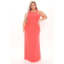Fashion Nova Looking For Your Attention Maxi Dress - Neon Cora