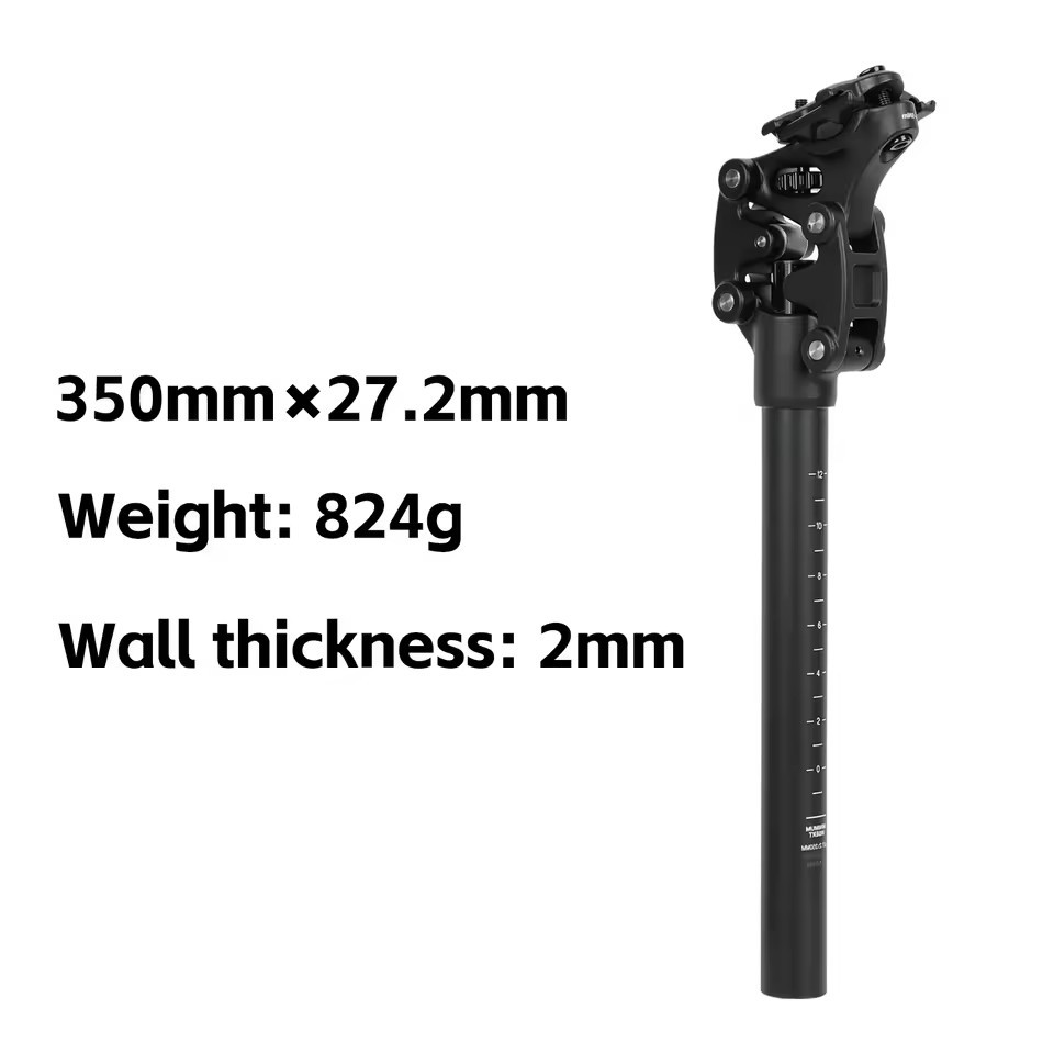 Bicycle Suspension Seat Post Shock Absorber Seat Tube Modification