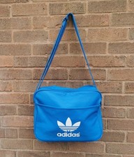 Adidas Originals Unisex Messenger Bag Blue Airliner Shoulder Bag Retro Luggage 
