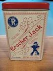 Vintage 1991 Cracker Jack Reliable Confections Tin 11oz Collectible Red Lid