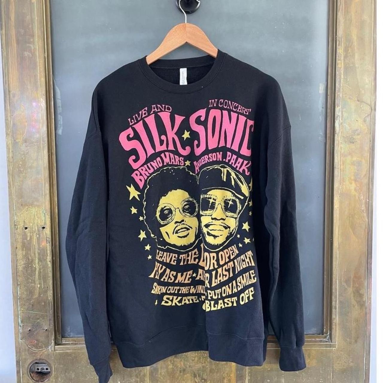 Deadstock Silk Sonic Bruno Mars Anderson .Paak Sweatshirt