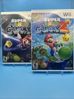 2 Nintendo Wii Games Super Mario Galaxy 1 and 2