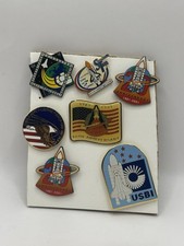 Vintage  NASA / Space Pin Lot ( 7 Pins)