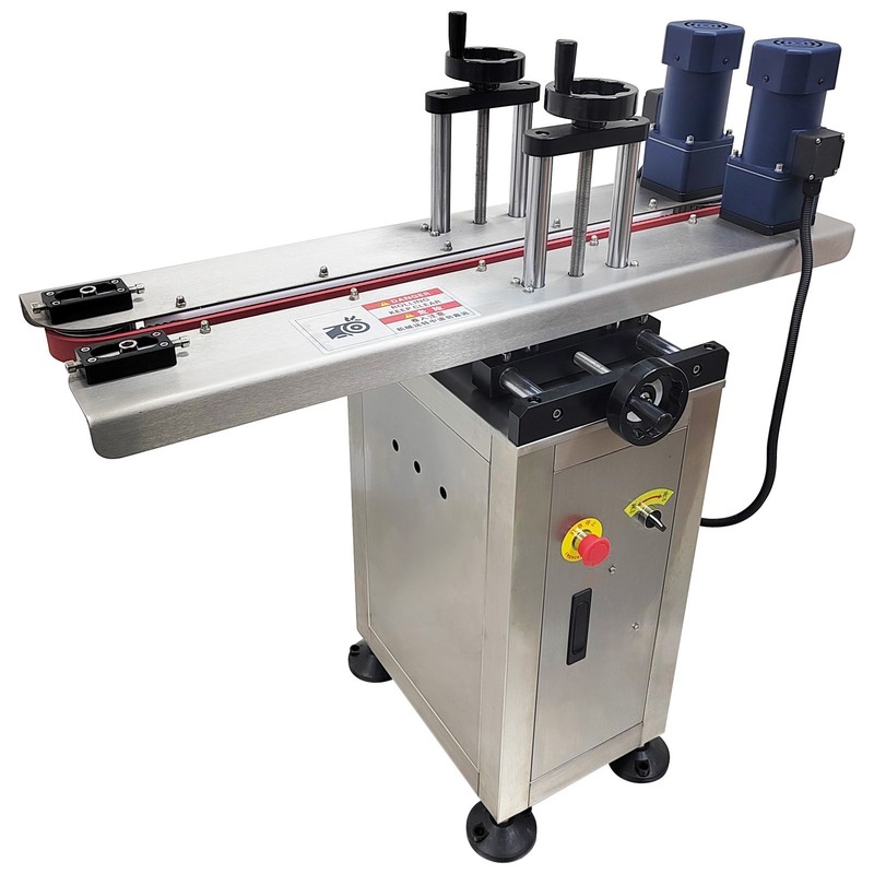 Bottomless Gap Transfer Conveyor Hugger Belt Bottle Clamping Conveyor 220V 240W