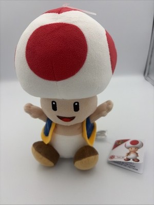 Toad (M) 8'' Plush Super Mario All-Stars Collection Little Buddy/Nintendo