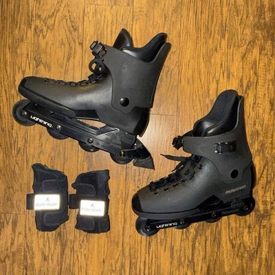 Original Rollerblade Lightning Skates Black Size 12