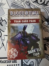 Blood Bowl: Dark Elf Team Card Pack 200-44-60 Factory Sealed