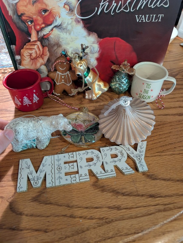 christmas ornaments lot glass