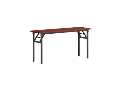 Lorell Training Table, Folding, 60''X18''X30'' , Mahogany (LLR60747)