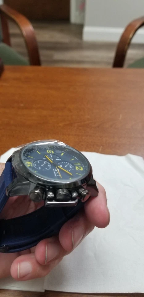 RELOJ SKY MARINE MODELO SKYM 8014 - RELOJ GRANDE CUARZO Banda Goma - AZUL - ¡NUEVO!🌞💓! Foto 2 de 4