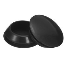 8Pcs Silicone Plugs Rubber Round Hole Plugs for 28-30mm Hole Black