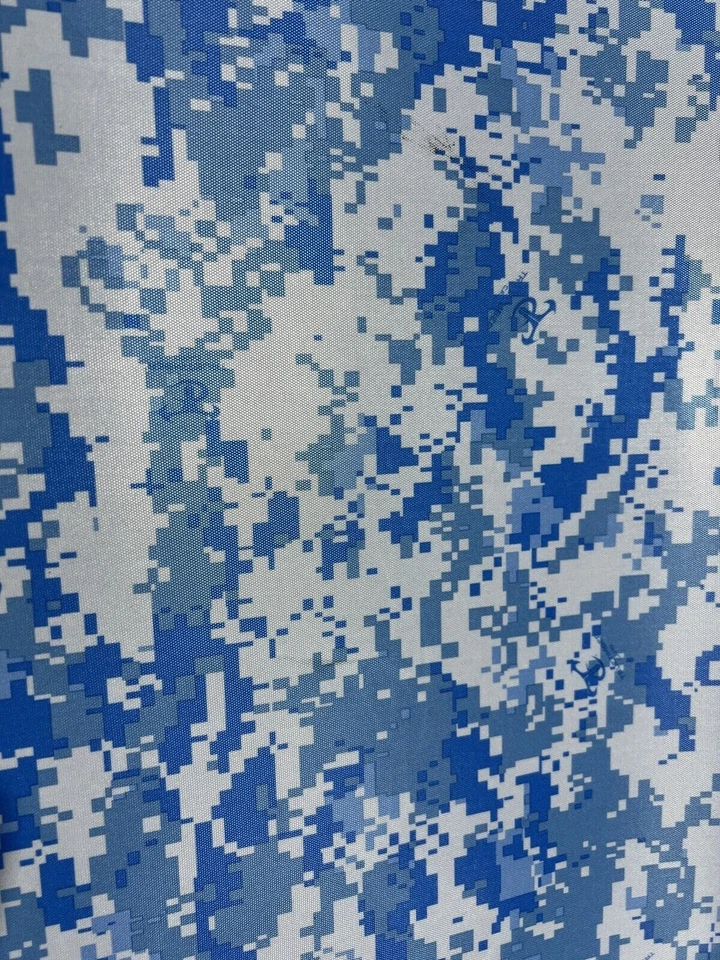True Timber Blue Digital Marpat Waterproof Coated  60" Nylon 200D Pack Cloth - Image 2 of 3
