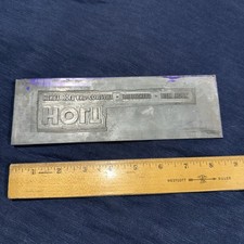 Printing Plate ( Henry Holt & Co. Publishers.  N.Y. HOLT )