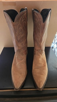 Vintage ''Code West'' Made In USA Mens Size 12 Leather Boots - Excellent Condition