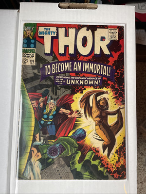 The Mighty Thor #136 Marvel Comics 1966 2nd Appearance Lady Sif & Loki App S