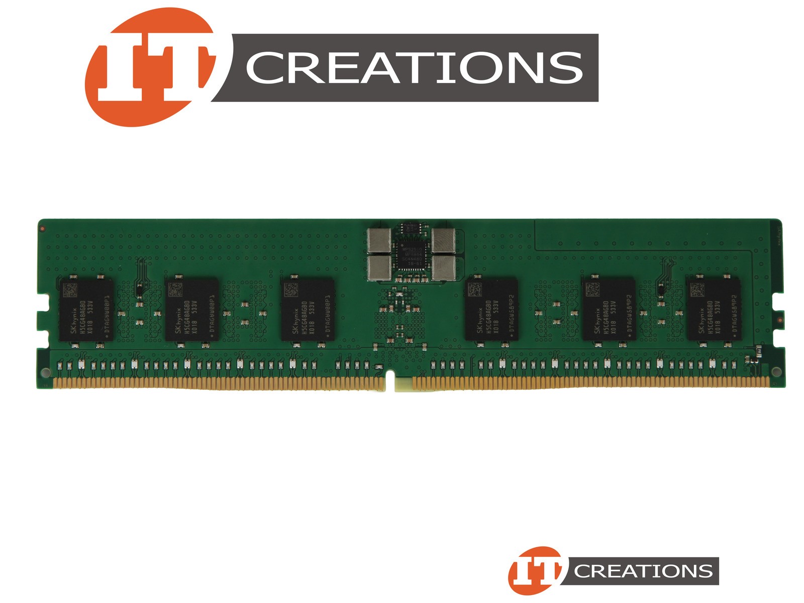 как выглядит SK HYNIX 16GB PC5-44800 DDR5-5600B-R REGISTERED ECC / EC8 MEMORY HMCG78AGBRA фото