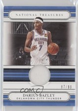 2020-21 Panini National Treasures Jersey 87/99 Darius Bazley #JT-DBZ 1s6
