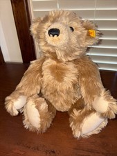 Steiff Mr Cinnamon 1903 Replica 17" Mohair Bear, Ear Tag 0151/40 Germany