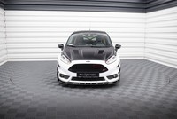 Front Ansatz V.6 +Flaps FüR Ford Fiesta ST Mk7 Facelift Spoilerschwert Ansatz