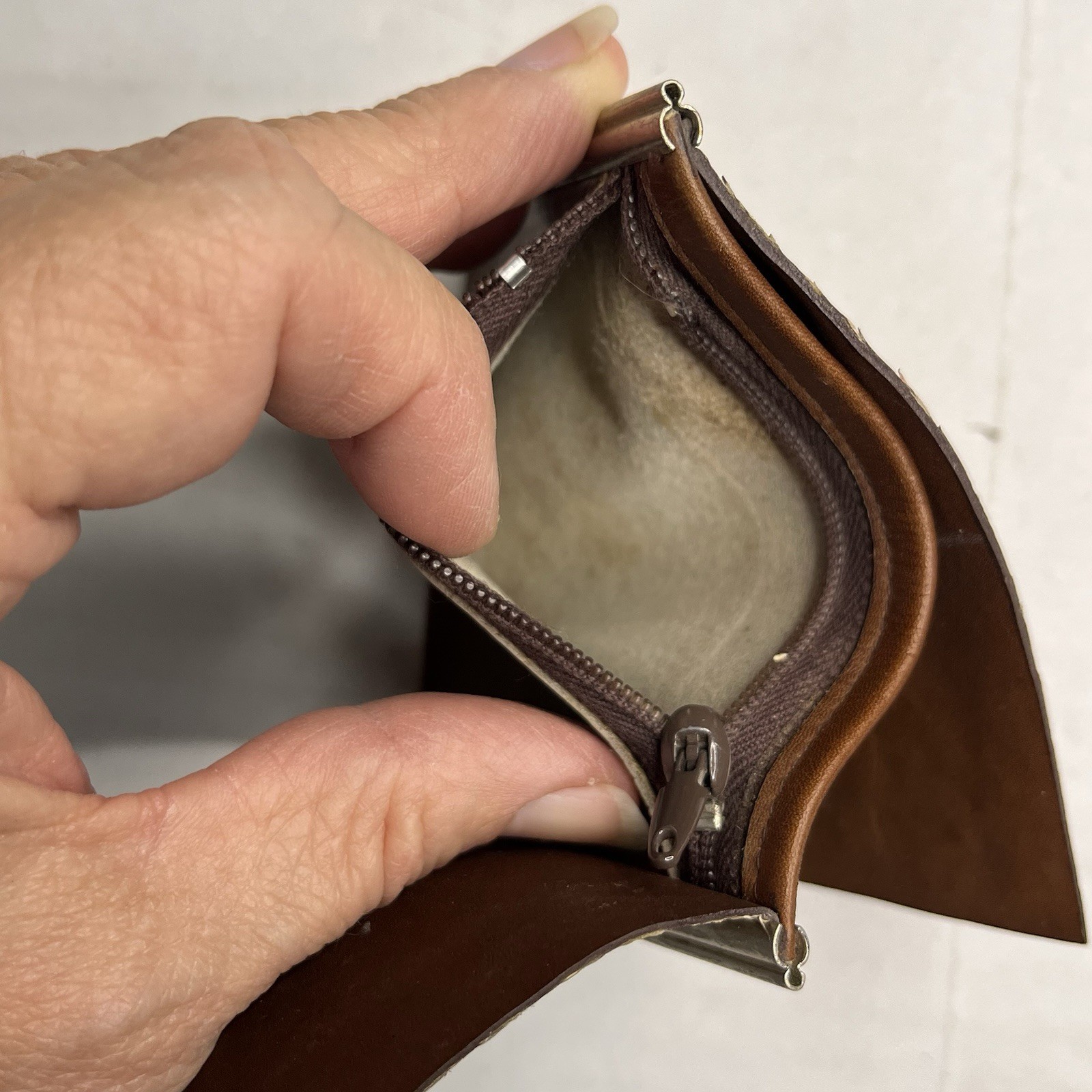 Slim Trifold Python Money Clip Wallet - image 5