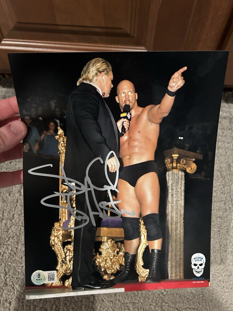 Stone Cold Steve Austin Signed 8x10 Photo BAS COA WWE Legend