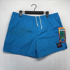 Vintage Laguna Swim Trunks Men's Large Pockets Shorts Lined 4 inch beach 90s NEW