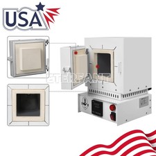 2000W Dental Lab Wax Burnout Furnace 1100℃ High Temperature Mini Wax Muffle Oven
