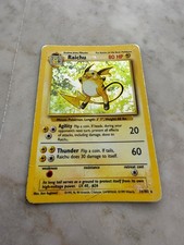Raichu 14/102 Holo Base Set Unlimited 1999 WOTC on eBay