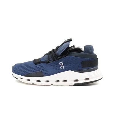 On Damen Cloudnova Sportschuh Blau Mesh Low-Top Atmungsaktiv Sneaker EU 39