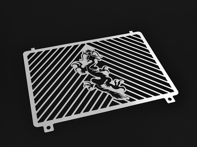 ZIEGER Radiator Guard Grille for Kawasaki ZRX 1100 97-00 | 1200 01-04 without SA Drag