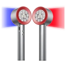 Zarbaha Handheld Red/Blue Light Therapy Device with Timing and 4 Modes for Body 