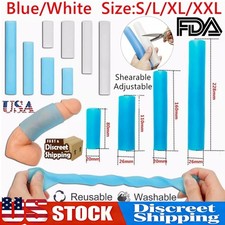 S-XXL Male Penis Extender Stretcher Max Vacuum Enhancer Enlarger Silicone Sleeve